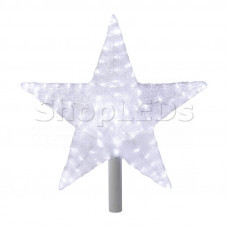 Акриловая светодиодная фигура "Звезда" 80см, 240 светодиодов, белая, NEON-NIGHT